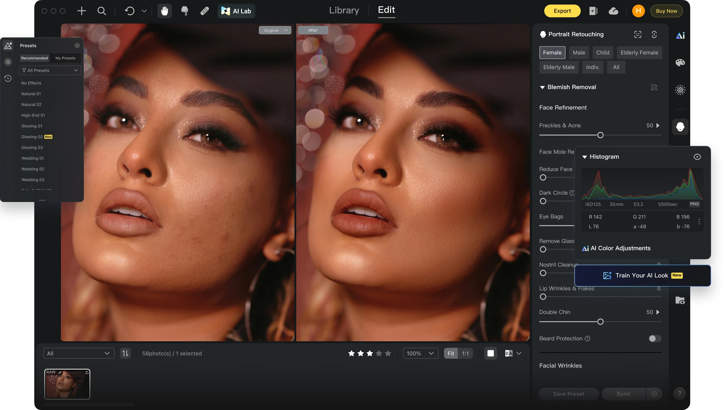 Evoto KI-Fotoeditor für Windows und Mac OS