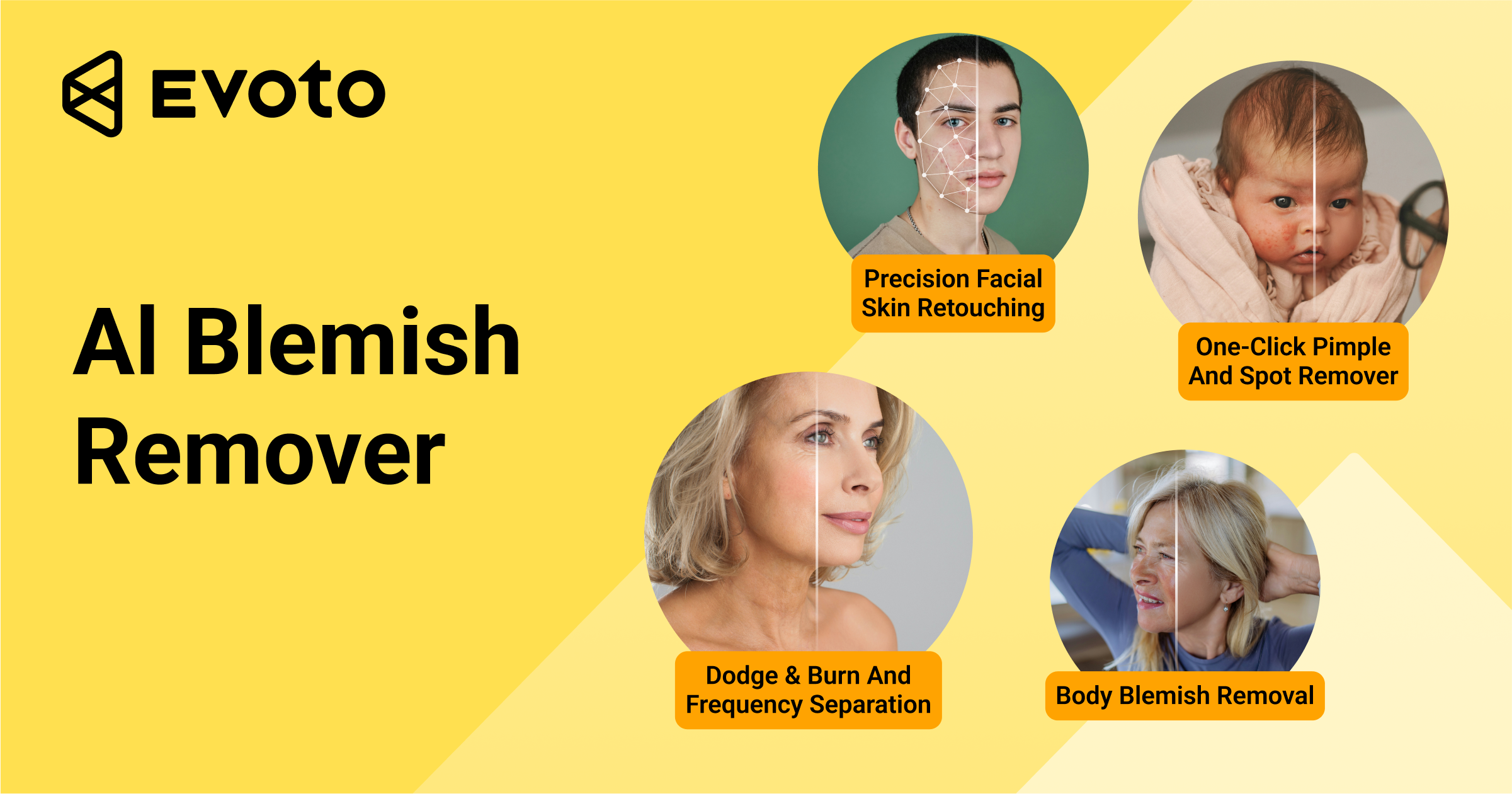 Free Blemish Remover Online | Evoto AI Photo Editor