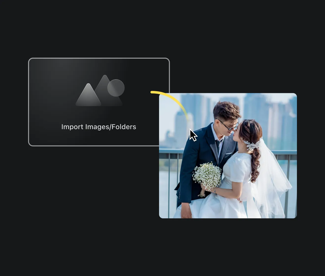 Step 1 Upload Wedding Photos