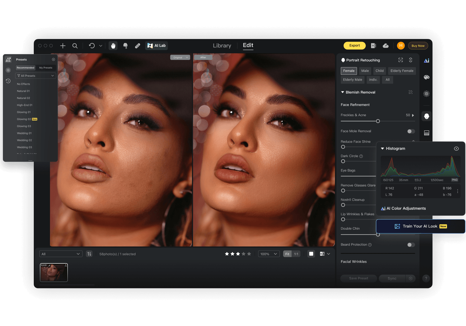 Evoto vs manual photo editing