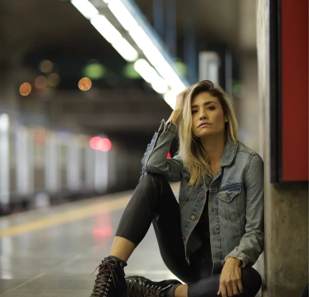 Brilho do Metrô preset - antes